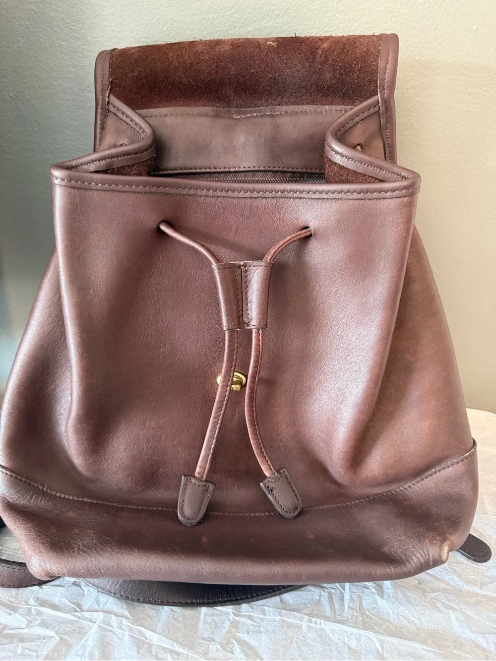 Coach Small Daypack #9751 Mahogany
